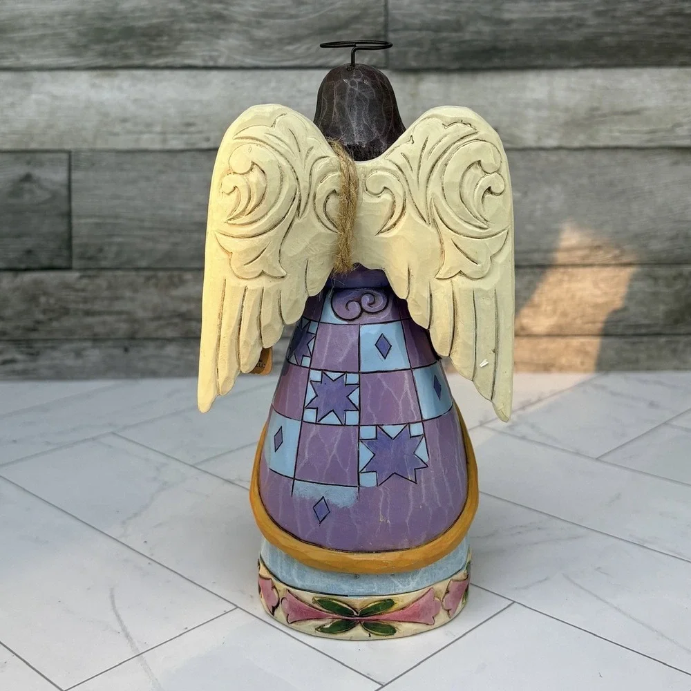 Jim Shore Heartwood Creek Starlit Serenity Angel - Nativity Resin Figurine